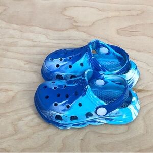 Casual Blue Clogs Water Resistant Kids Toddlers Sz 22